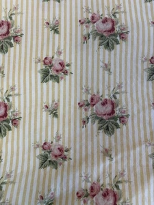 Vintage Ralph Lauren Sophie Brooke fitted sheet As Is Crafts Fabric - Picture 1 of 5