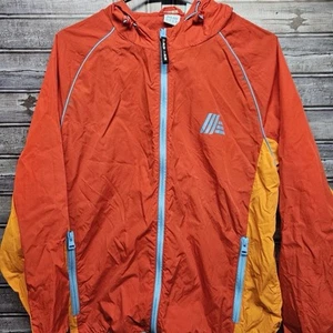 Aldi Gear Mens Womens Red Medium Hood Long Sleeve Rain Jacket - Picture 1 of 8