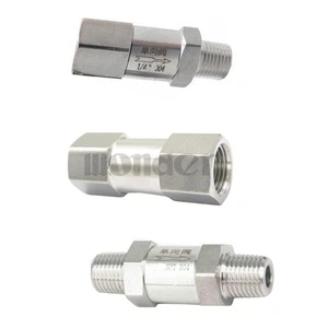 1/8"- 1" NPT BSP Female/Male 304 Stainless One Way Non-return Valve Check Valve - Picture 1 of 8