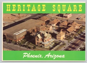 Postcard Aerial View of The Rosson House Heritage Square Phoenix Arizona - Picture 1 of 2