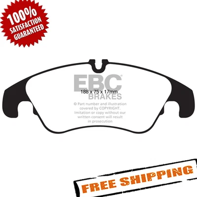 EBC DP32022C Redstuff Ceramic Low Dust Front Brake Pads for 2012-2018 Audi A6 - Image 1 of 4