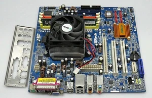 ASROCK ALiveNF6G-DVI REV. G-A2.02 SCHEDA MADRE, CPU ATHLON 64X2, DDR2 800MHz 2GB - Afbeelding 1 van 7