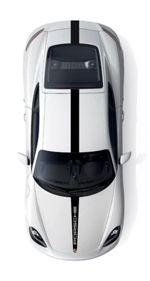 Juego completo de calcomanías a rayas capó techo trasero para Porsche Cayman 2015-2025 718 981 Foto 1 de 4