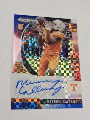Marquez Callaway 2020 Prizm Draft Picks Red White Blue Rookie Autograph  67/99 - Image 1 of 2