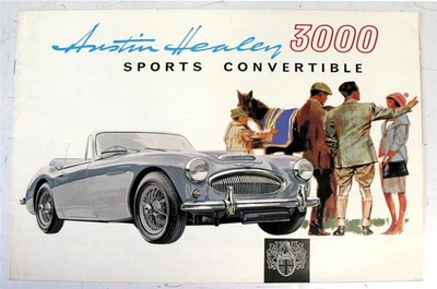 Folleto de venta de autos convertible deportivo Austin Healey 3000 1962 #2035/A Foto 1 de 4