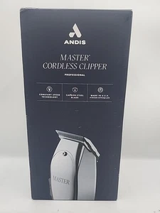 Andis 12660 Master Corded/Cordless Hair Clipper – Adjustable Blade, Silver - Picture 1 of 5