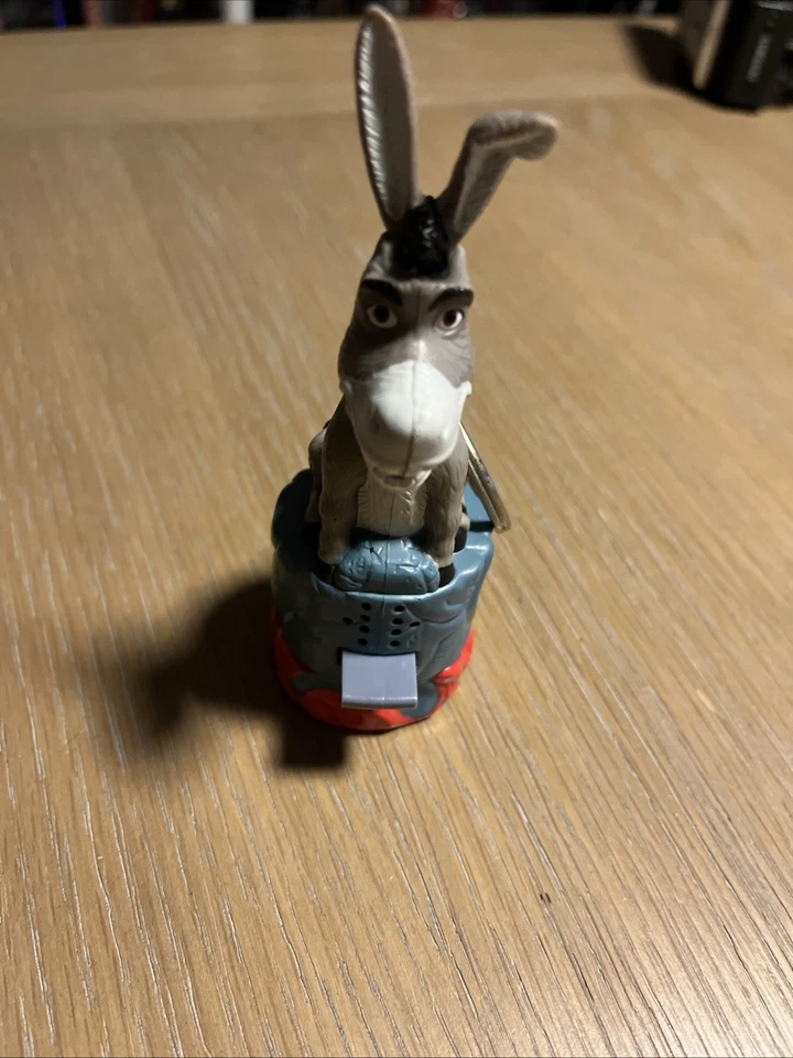 Burger King Shrek Jabber 2001 mandíbula burro llavero juguete de comida para niños 5,5"" Foto 1 de 4