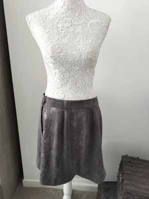 Ladies Ted Baker Snake Print wrap style skirt size 14 - Image 1 of 4