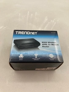 Trendnet N300 Wireless ADSL 2+ Modem Router TEW-722BRM - Picture 1 of 9
