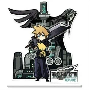 FF7R Seven Net Exclusive Tetsuya Nomura Acrylic Stand New - Picture 1 of 3