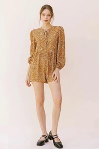 Nuevo con etiquetas Mono Storia Collette Estampado Floral Cluster Manga Larga Talla Pequeña - Imagen 1 de 10