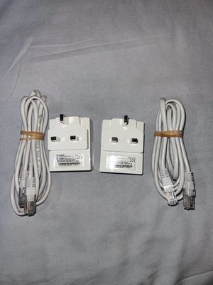 TP-LINK MODEL: TL-PA411, POWERLINE ADAPTER, 500Mbps, 2 UNITS + 2 ETHERNET CABLES - Image 1 of 4
