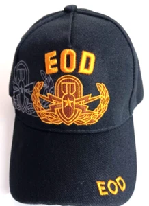 SOMBRERO ELIMINACIÓN ORDENANZA EXPLOSIVA EOD NEGRO CON SOMBRA - Imagen 1 de 4