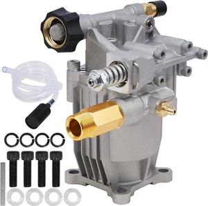 3400 Psi Pressure Washer Pump 3/4" Shaft Horizontal for Honda Briggs RYOBI Parts - Picture 1 of 8