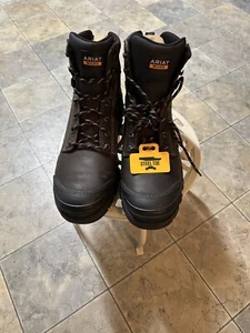 NEW ARIAT WORK Treadfast 6" H20 Steel Toe Waterproof Dark Brown Size 11.5 D Med - Picture 1 of 7