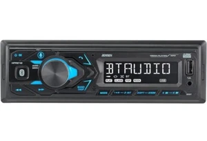 JENSEN MPR210 7 Character LCD Single DIN Car Stereo Radio | Push to Talk Assist - Picture 1 of 6