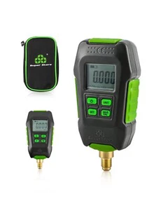 Digital Micron Vacuum Gauge 1/4" SAE, Digital Pressure Tester Meter HVAC, Ala... - Picture 1 of 7