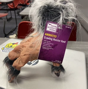 Gemmy Halloween Animado Monstruo Rastreador Mano Prop 13" Dedos Familia Adams - Imagen 1 de 11