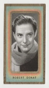 Tarjeta de tabaco favorita de la película Robert Donat 1938 Carreras #20 - Imagen 1 de 2