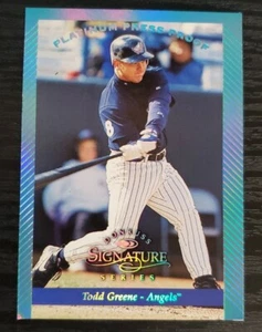 1997 Donruss Signature Series #89 Todd Greene /150 - Picture 1 of 2