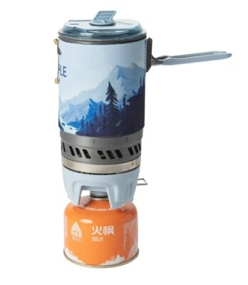 Fire Maple X5 Polaris Jetboil Style tragbarer Wander Camping Kocher + gratis Spork