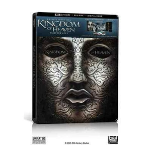 KINGDOM OF HEAVEN STEELBOOK 4K ULTRA HD + BLU-RAY + DIGITAL NEW! SEALED! - Picture 1 of 3