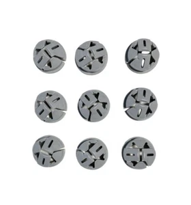 Halex 3/8 pollici Connettore push-in non metallico (1/2 knockout) (confezione da 9) - Foto 1 di 2