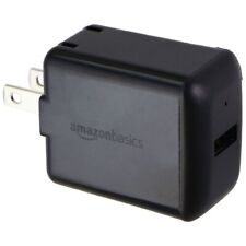 Amazon Basics (5V/2.4A) Single USB Wall Charger Travel Adapter - Black