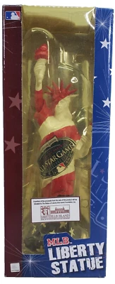 Juego de Estrellas 2008 AS logotipo estatuas en desfile estatua NY New York Yankees Liberty Foto 1 de 4