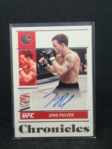 2022 Panini Chronicles UFC Jens Pulver Chronicles Silver Foil Auto 🔥🍀🤙🏽