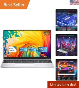 15.6'' FHD IPS Gaming Laptop - 180° Hinge. Backlit Keyboard & Fingerprint Unlock - Picture 1 of 9