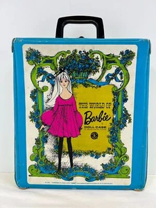 Vintage 1968 Mattel The World Of Barbie Doll Case #1002 60s 70s - Picture 1 of 12