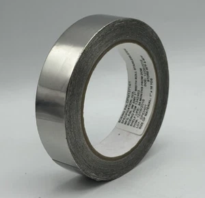 3M 3361 Silver High-Temperature Stainless Steel Tape 1 in. x 18 yds |  1" x 54' - Picture 1 of 6