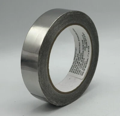 3M 3361 Silver High-Temperature Stainless Steel Tape 1 in. x 18 yds |  1" x 54' - Image 1 of 4