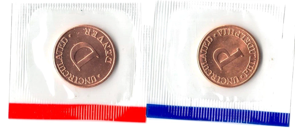 1994 P & D US TREASURY BRASS MINT TOKEN SET IN MINT CELLO - Image 1 of 2