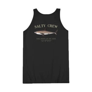 Salty Crew "Bruce" Tanktop (schwarz) Grafik ärmelloses T-Shirt - Bild 1 von 2