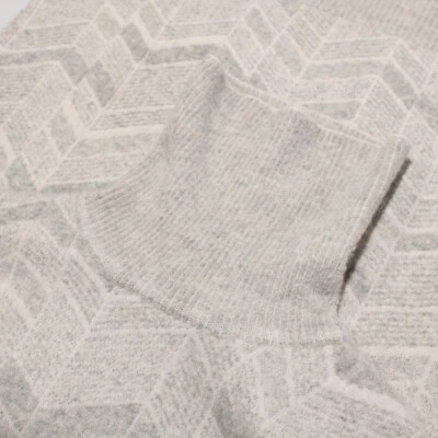 Ermenegildo Zegna NWT Turtleneck Sweater Size 54 US XL Gray Cashmere/Wool/Silk - Image 1 of 4