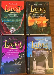 Peter Freund - Laura - Zyklus Band 1-4 Gebunden Ausgabe - Büchersammlung - - Bild 1 von 1