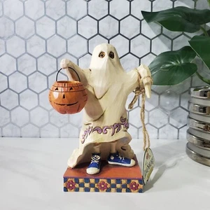 Jim Shore Halloween 2010 Trick or Treat Smell My Feet Ghost Costume Figurine - Picture 1 of 17