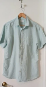 GAP Herren Hemd Kurzarm Knopfleiste Blau Größe L - Bild 1 von 4