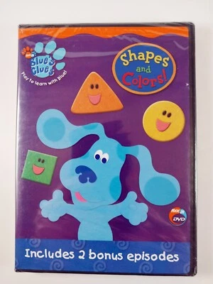 Blues Clues - Shapes and Colors (DVD, 2003) 87536 - Sealed - Image 1 of 3