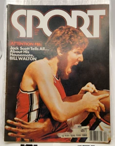 1977 Sport Magazine April Bill Walton Cover NBA Portland Trailblazers - Picture 1 of 2