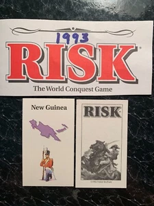 Risk 1993 NEW GUINEA Infantry Card Replacement Game Piece Parker Brothers - Picture 1 of 2