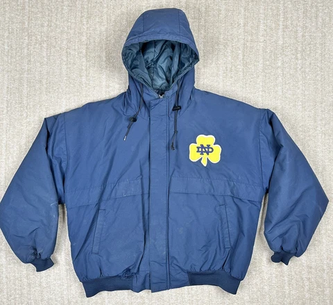 Vintage 1960’s Player-Used Notre Dame Fighting Irish Winter Coat By CHALK LINE Cover