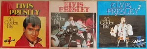 ELVIS PRESLEY 20 Golden Hits Vol 1 2 3 LP Lot Astan German Imports 1 SEALED - Picture 1 of 8