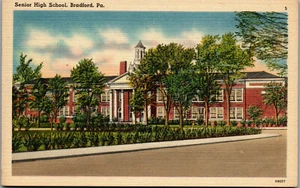Senior High School Bradford PA Unposted Vintage Postcard BB1 - Picture 1 of 2