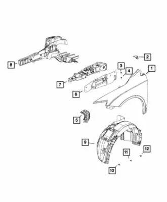 Genuine Mopar 2005-2010 Dodge Challenger Wheel Lug Nut Assembly 6507826AA - Image 1 of 4