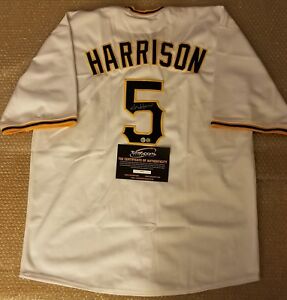Josh Harrison Pittsburgh Pirates Signed Pro Style Jersey TSE COA 