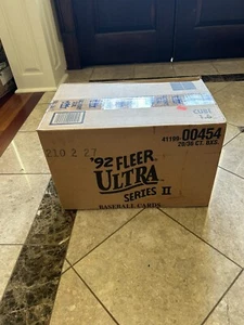 1992 Fleer Ultra Series 2 Baseball Factory Sealed Case 20 Wax Boxes / 36 Packs - Picture 1 of 6