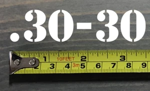 .30-30 Sticker Decal 3.5" Ammo Can Box Label 30 - 30 Ammunition Case DIE CUT XO - Picture 1 of 1